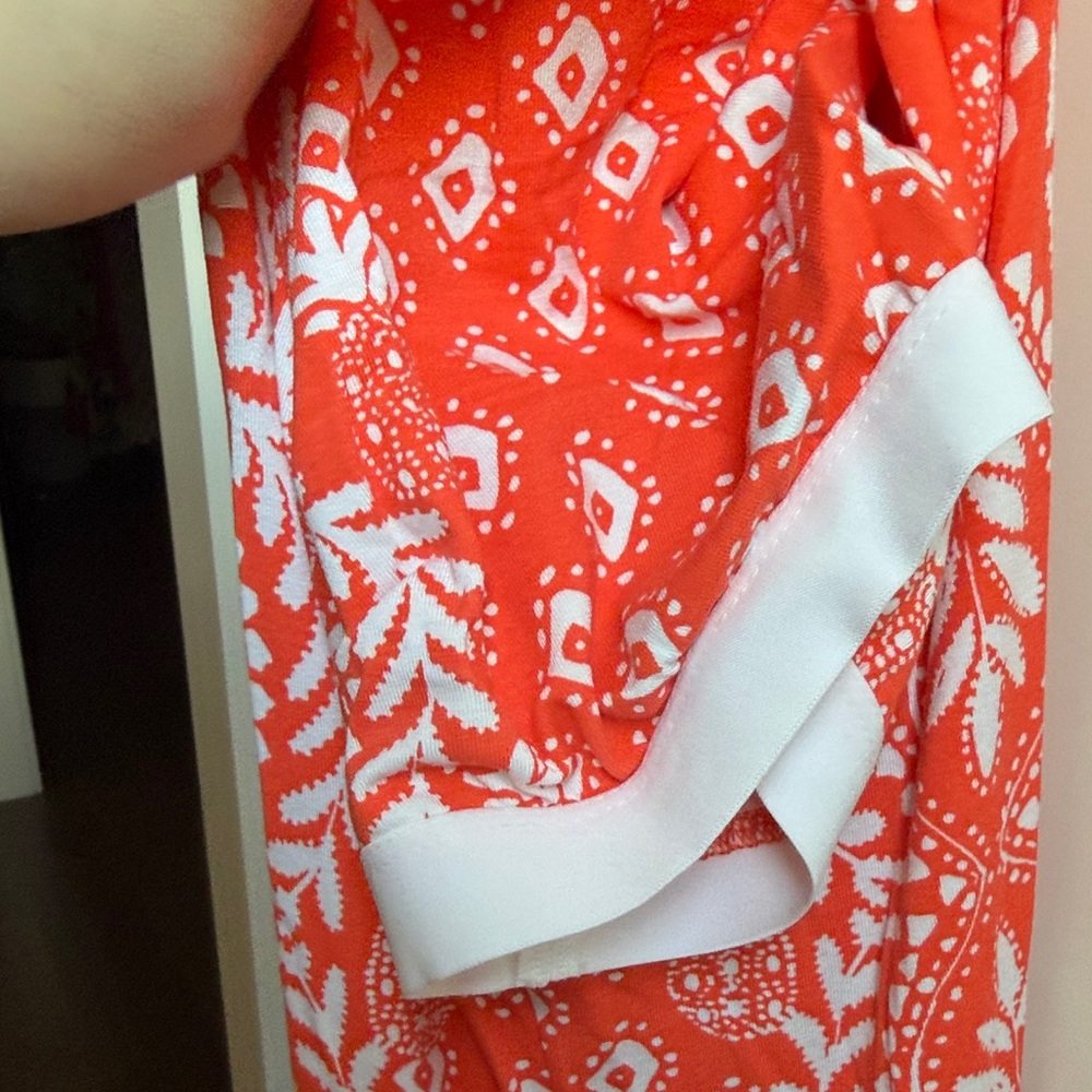 Lilly Pulitzer Elegant Orange Patterned Maxi Dress - Picture 5 of 7